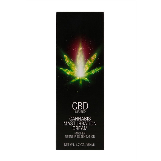 CBD CANNABIS MASTURBATION CREAM FOR HER - 2 FL OZ / 50 ML