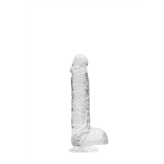 REALISTIC DILDO WITH BALLS - 6 / 15 CM