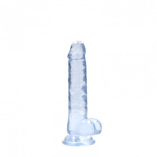 REALISTIC DILDO WITH BALLS - 7 / 17 CM