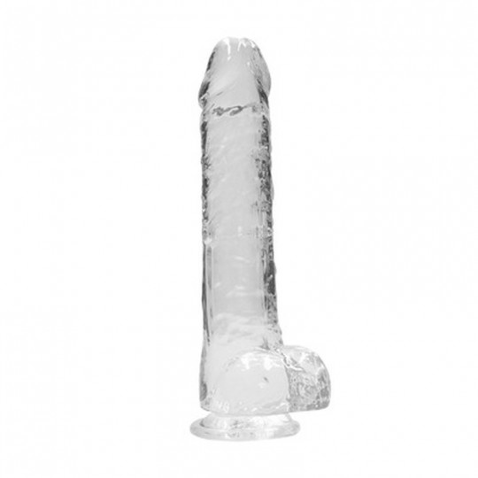 REALISTIC DILDO WITH BALLS - 9 / 23 CM