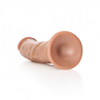 CURVED REALISTIC DILDO WITH SUCTION CUP - 10 / 25,5 CM