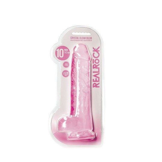 REALISTIC DILDO WITH BALLS - 10 / 25,4 CM