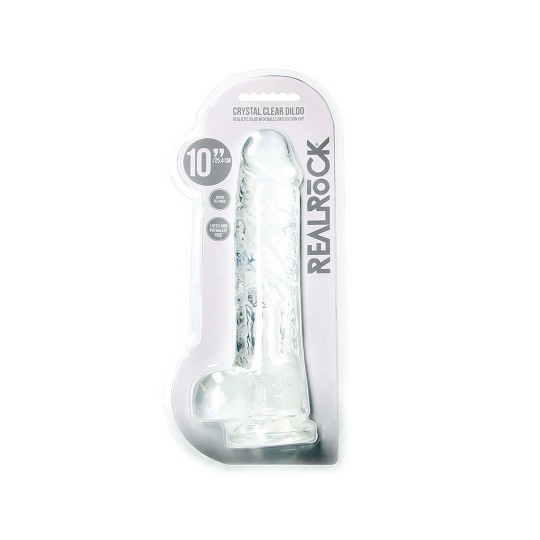 REALISTIC DILDO WITH BALLS - 10 / 25,4 CM