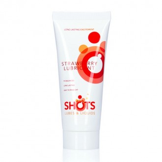 LUBRICANTE A BASE DE AGUA CON SABOR A FRESA 3 FL OZ 100 ML SHOTS LUBES & LIQUIDS