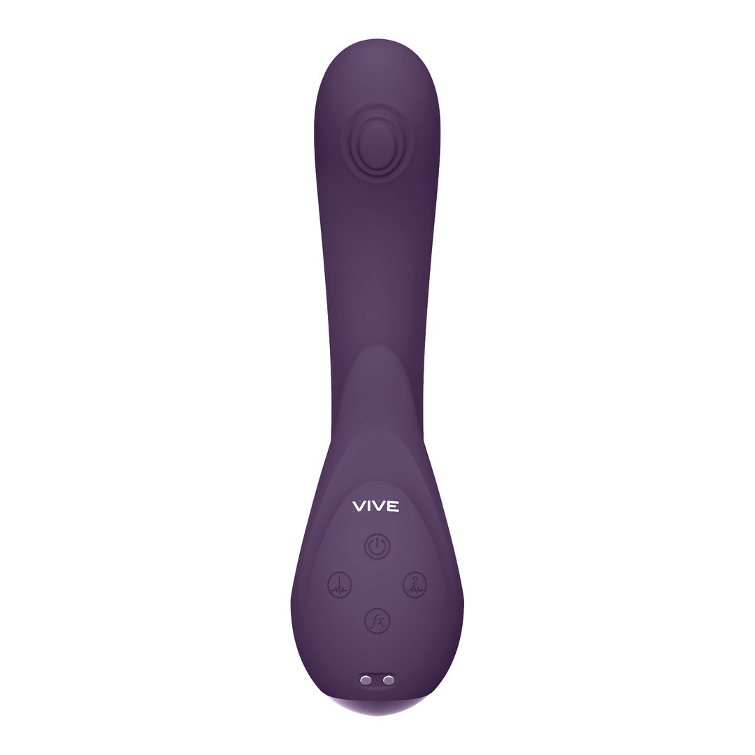 MIKI - PULSE WAVE  FLICKERING G-SPOT VIBRATOR - PURPLE