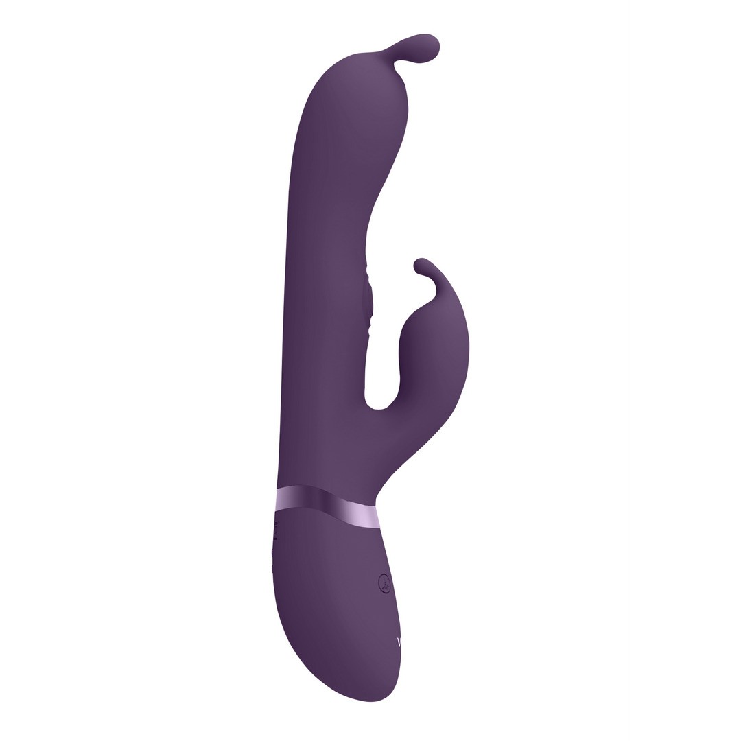 GADA - VIBRATING BUNNY EAR G-SPOT RABBIT WITH PULSE WAVE SHAFT