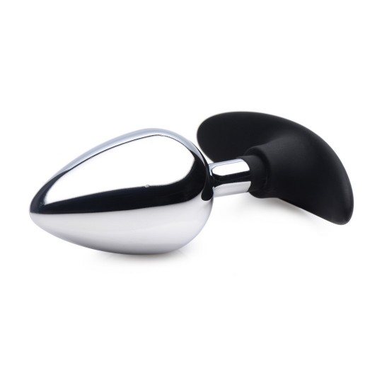 DARK INVADER - METAL AND SILICONE ANAL PLUG - LARGE