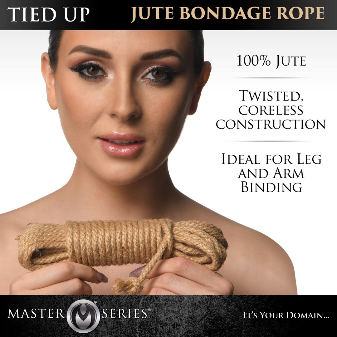 TIED UP - JUTE BONDAGE ROPE - 25 FT / 7,6 MTR