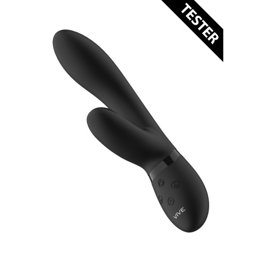 KYRA - PULSE CLITORAL RABBIT - BLACK - TESTER