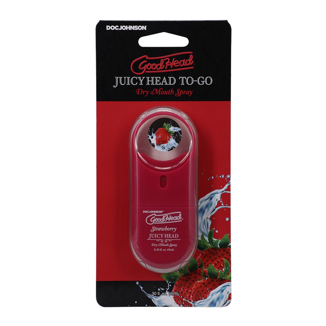 JUICY HEAD - DRY MOUTH SPRAY TO-GO - STRAWBERRY - 0.3 FL OZ / 9 ML