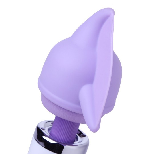 FLUTTER TIP SILICONE WAND ATTACHMENT - PURPLE