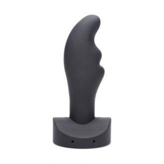 ELECTRO ZINGER - RIBBED E-STIM SILICONE PLUG