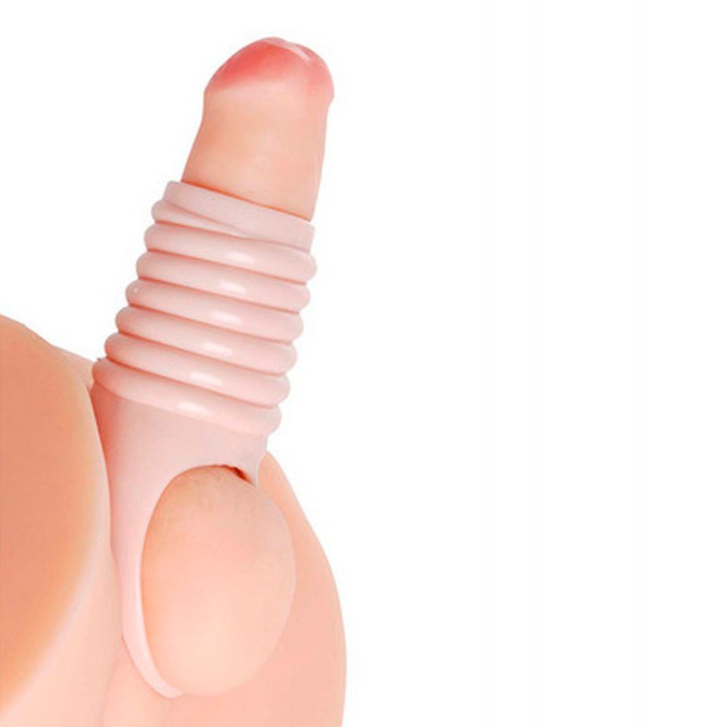 REALLY SPACIOUS RIBBED PENIS ENLARGEMENT SLEEVE