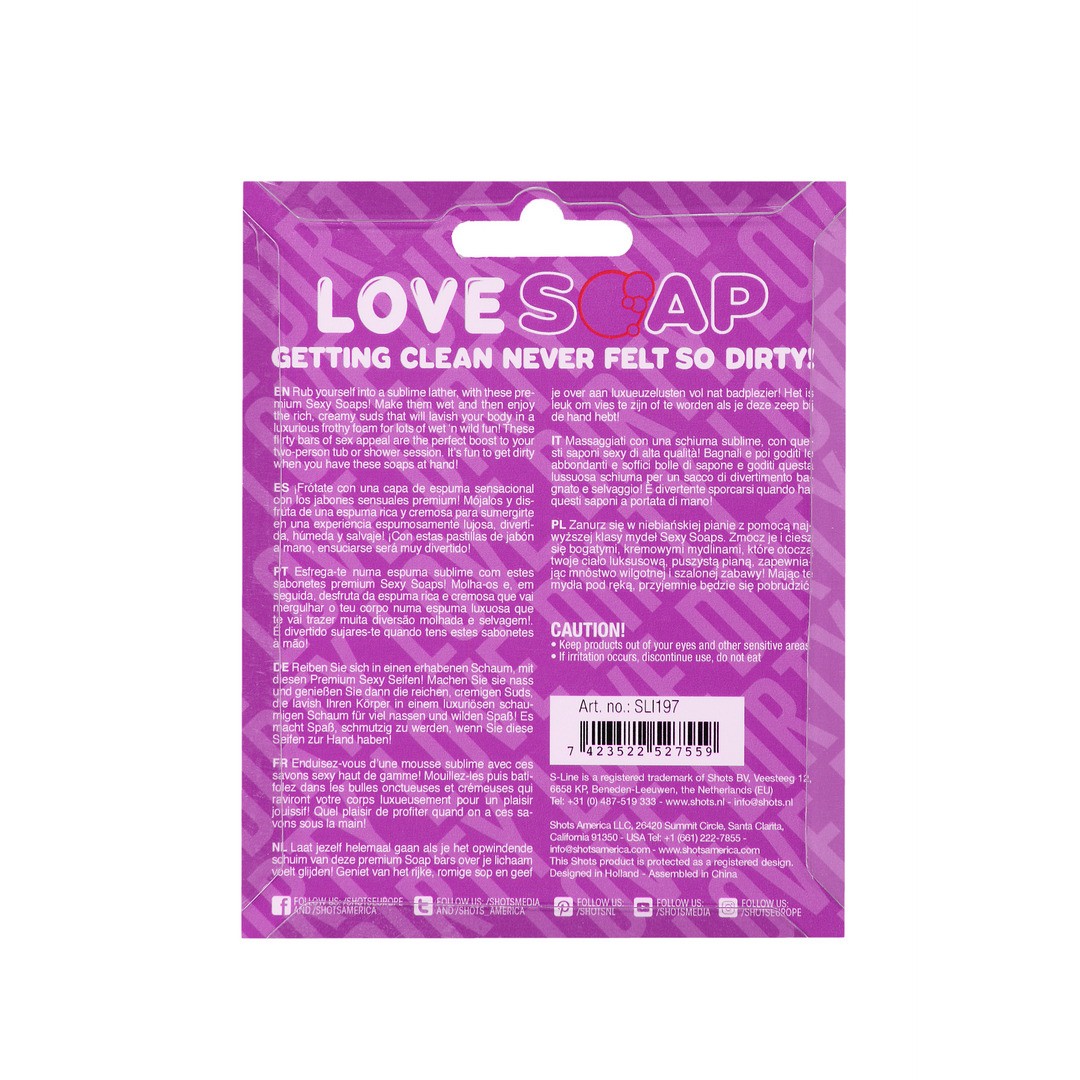 HEART SOAP - DIRTY LOVE - LAVENDER SCENTED