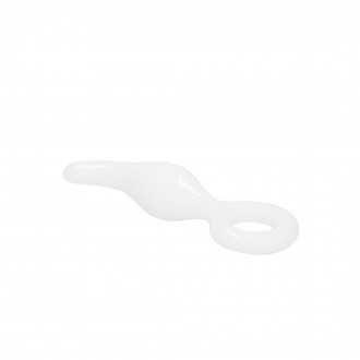 GRIPPER - GLASS DILDO WITH RING