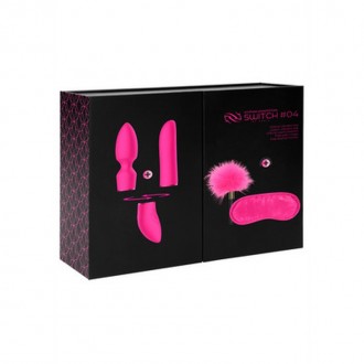 PLEASURE KIT #4 - VIBRATOR WITH DIFFERENT ATTACHMENTS