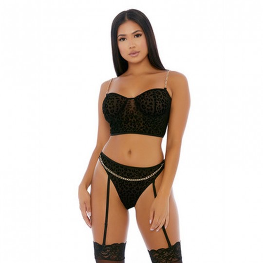 CHAIN ME UP - BUSTIER SET