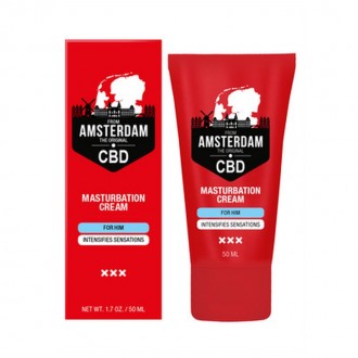 ORIGINAL CBD FROM AMSTERDAM - MASTURBATION CREAM FOR HIM - 2 FL OZ / 50 ML