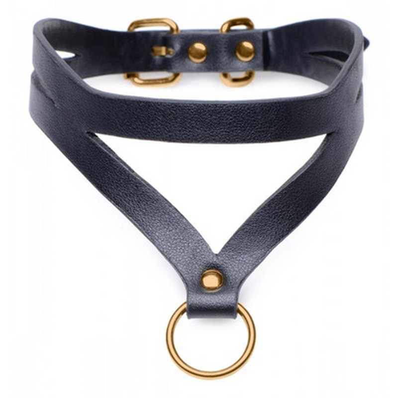 BONDAGE BADDIE - COLLAR WITH O-RING