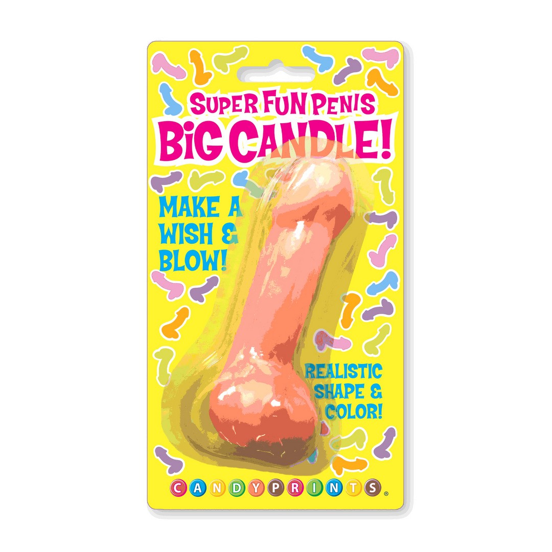 SUPER FUN BIG PENIS - CANDLE - PINK