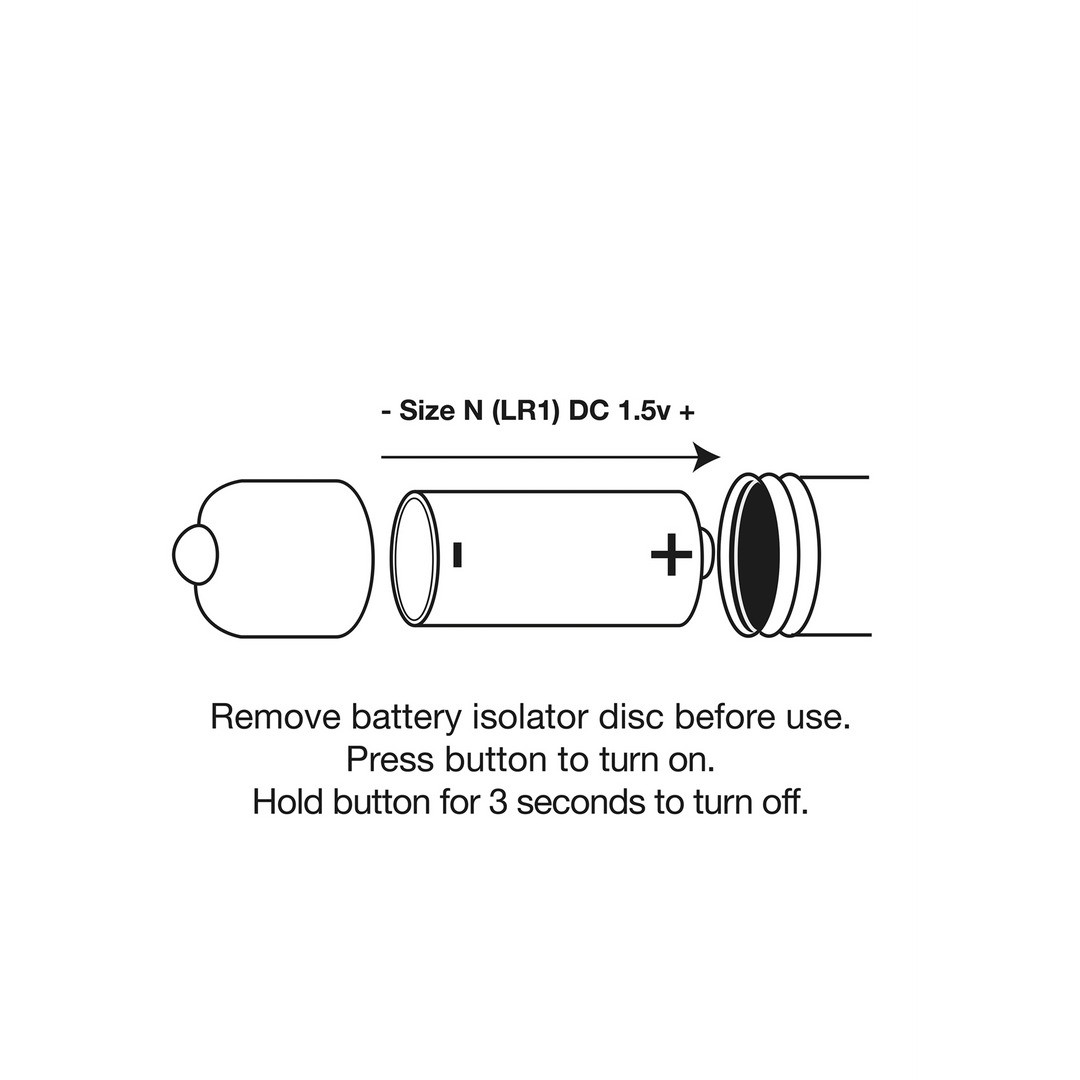 VIBRATING BULLET WITH 1 SPEED - 3.15 / 80 MM