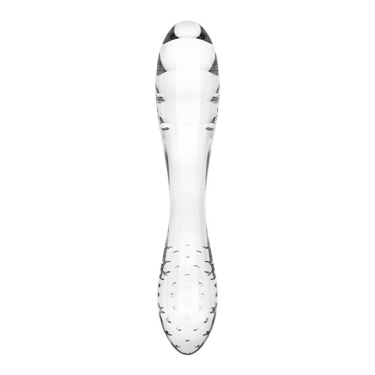 DAZZLING CRYSTAL 1 - GLASS DILDO - TRANSPARENT