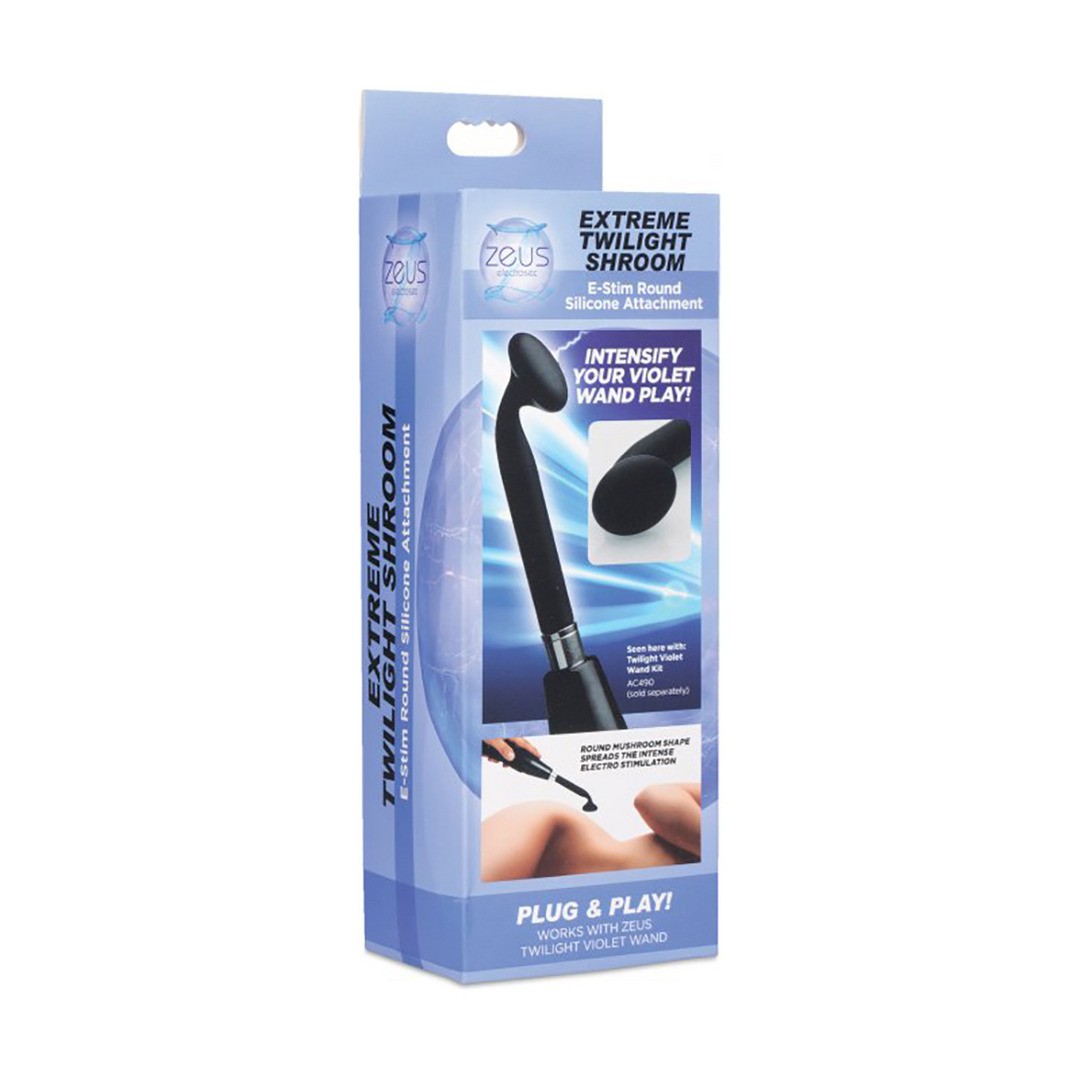 EXTREME TWILIGHT SHROOM E-STIM - ROUND SILICONE ATTACHMENT