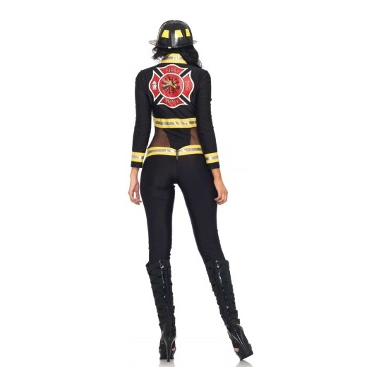 RED BLAZE FIREFIGHTER COSTUME