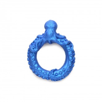 POSEIDON'S OCTO-RING - SILICONE COCK RING - BLUE