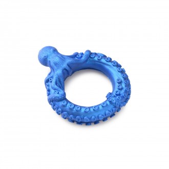 POSEIDON\'S OCTO-RING - SILICONE COCK RING - BLUE