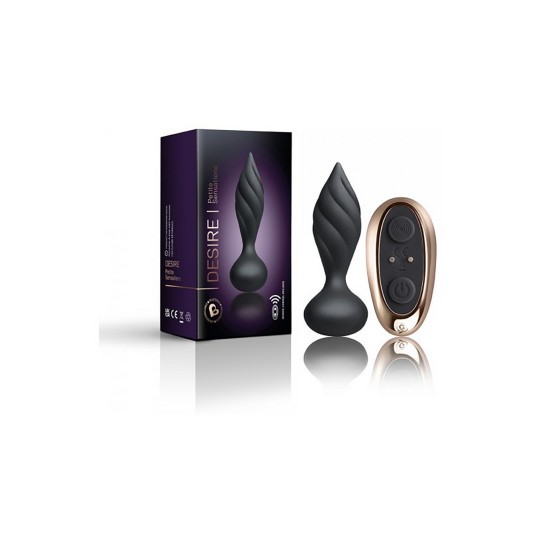 PETITE SENSATIONS DESIRE - VIBRATING BUTT PLUG WITH STRUCTURE