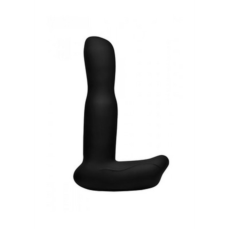 SILICONE PROSTATE STROKING VIBRATOR WITH REMOTE CONTROL