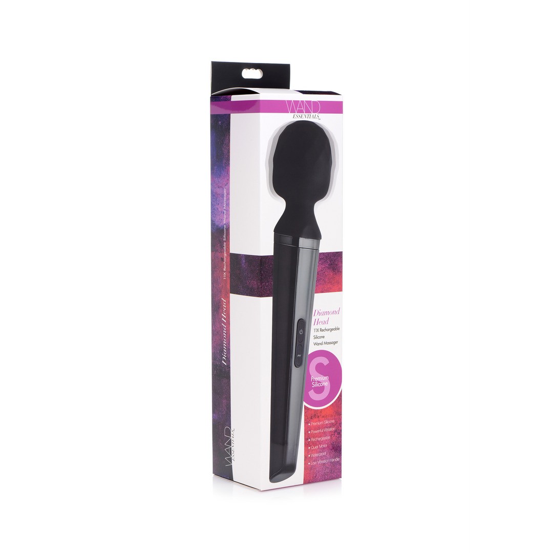 DIAMOND HEAD - SILICONE WAND MASSAGER