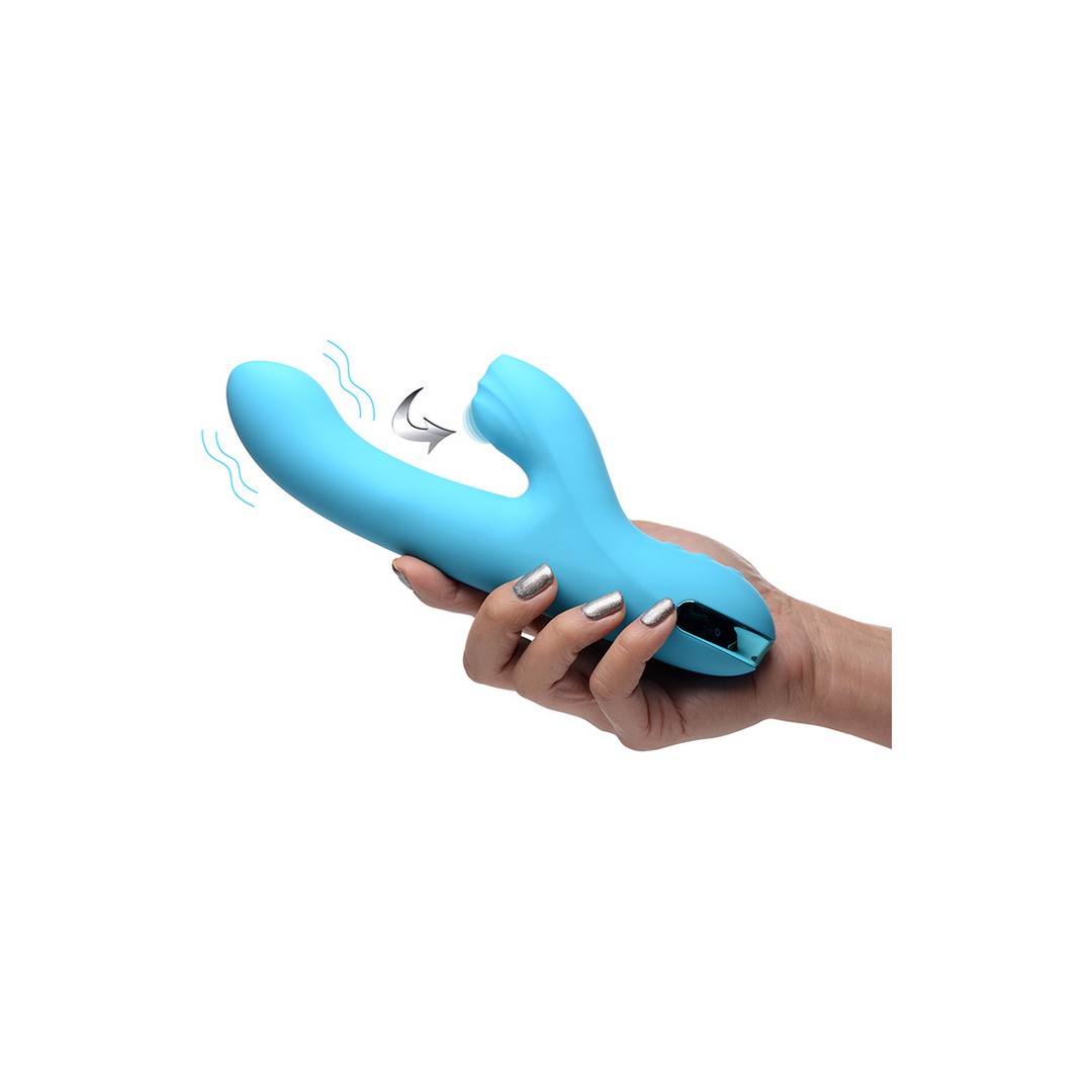 SILICONE PULSATING AND VIBRATING RABBIT