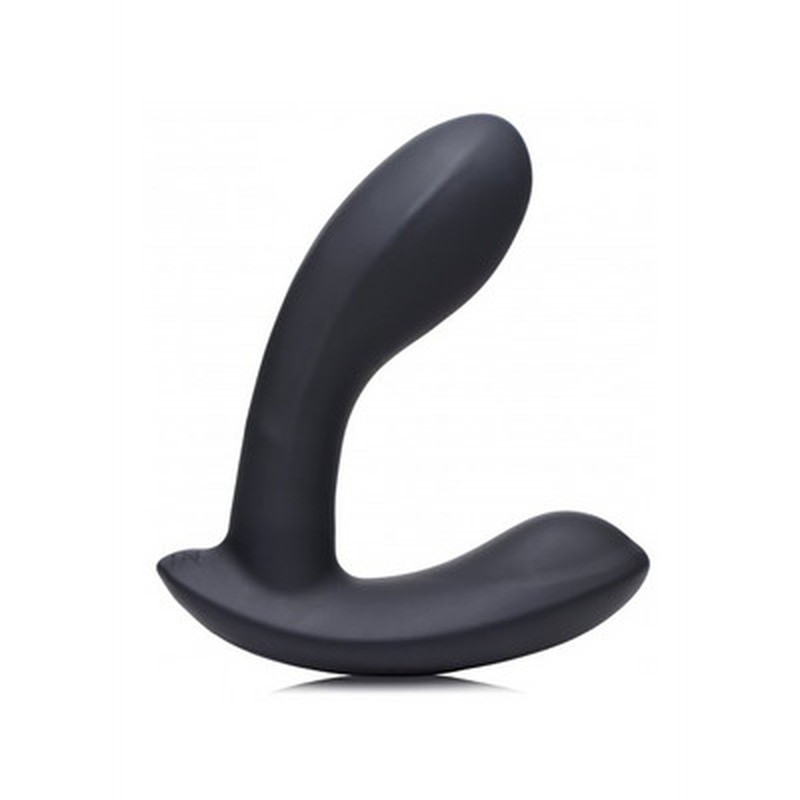 E-STIM PRO - SILICONE VIBRATING PROSTATE MASSAGER + REMOTE CONTROL