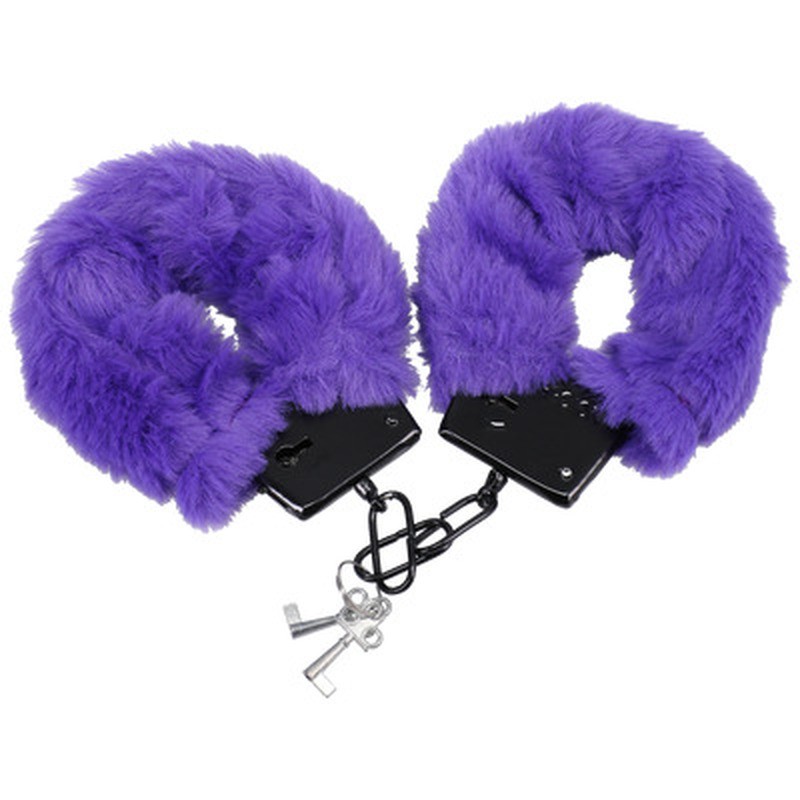 FLUFF CUFFS - PURPLE