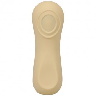 SOL - RECHARGEABLE SILICONE PULSATING VIBE - YELLOW