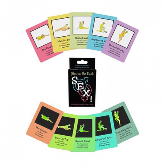 GLOW-IN-THE-DARK SEX! CARDS