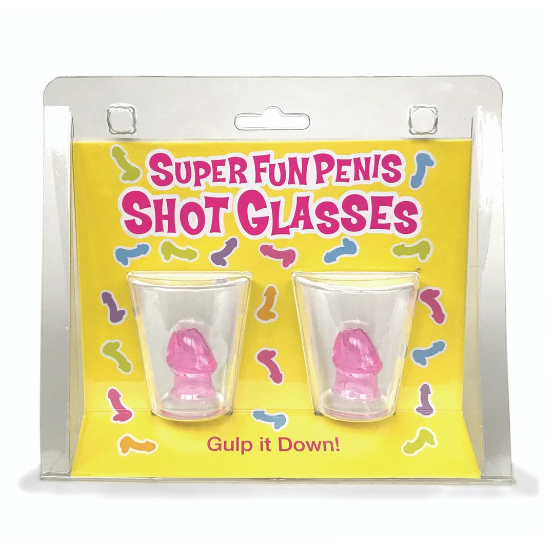 SUPER FUN PENIS - SHOT GLASSES - SET OF 2