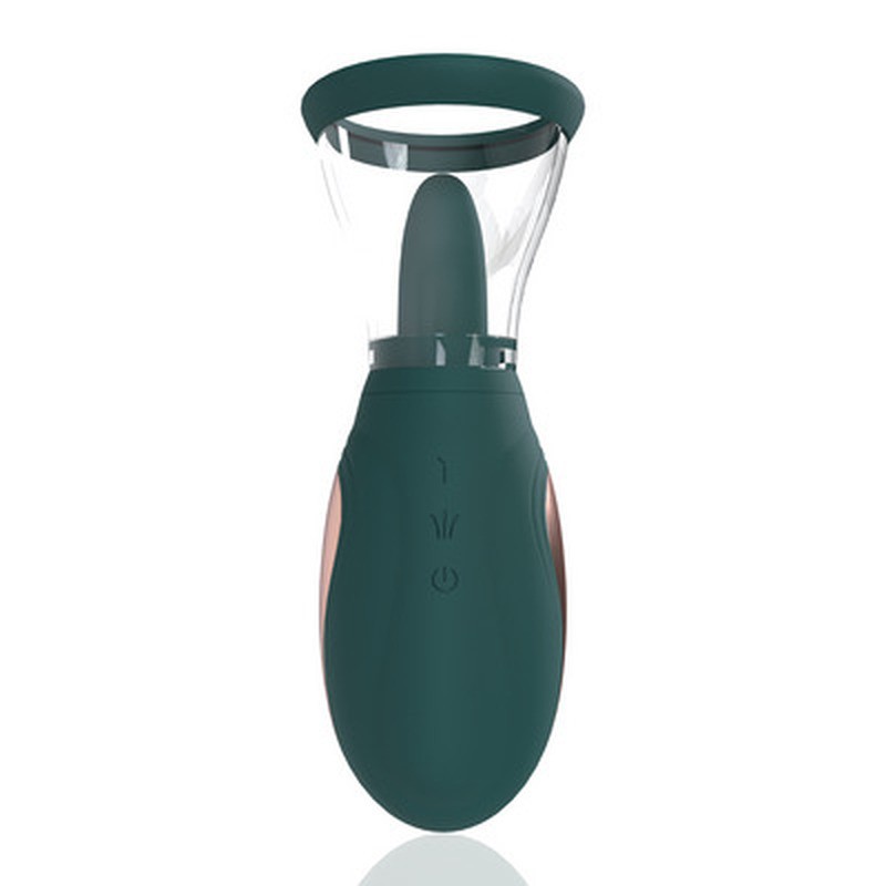 ENHANCE - RECHARGEABLE VULVA AND BREAST PUMP - FOREST GREEN