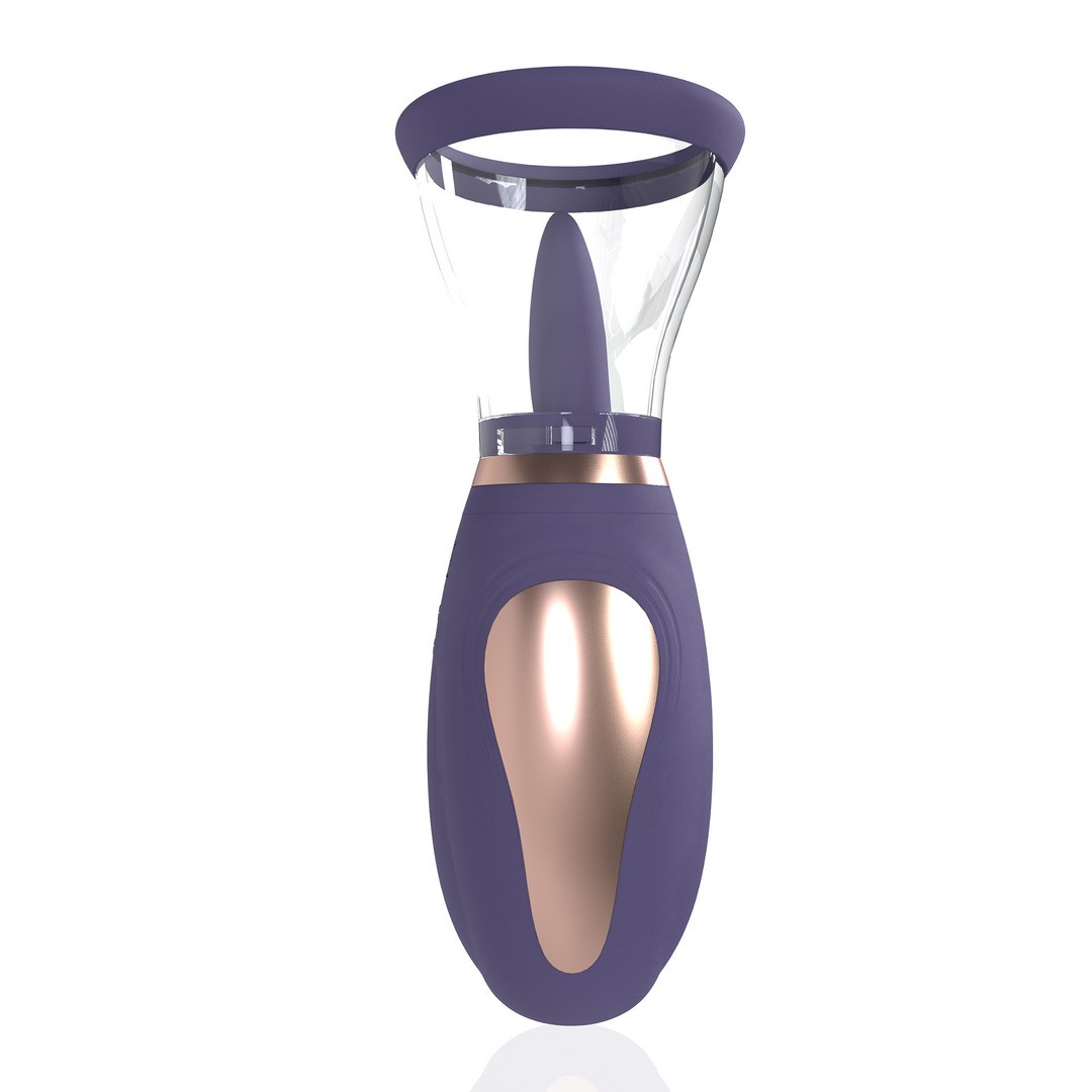 ENHANCE - RECHARGEABLE VULVA AND BREAST PUMP - PURPLE