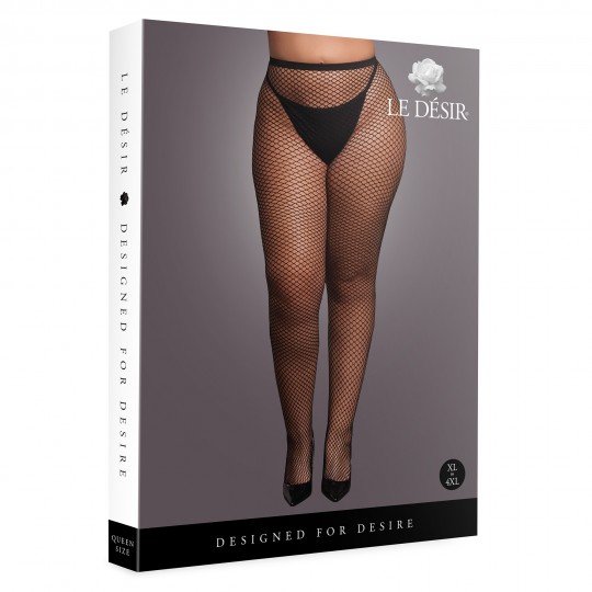 PANTY WITH SMALL FISHNET STRUCTURE - OSX - BLACK