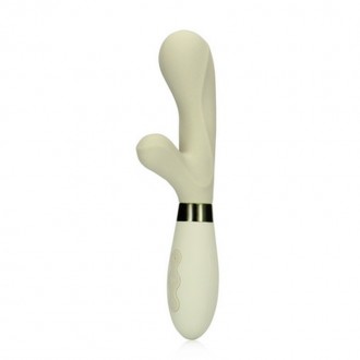 SILICONE RABBIT VIBRATOR - MISTY GREEN