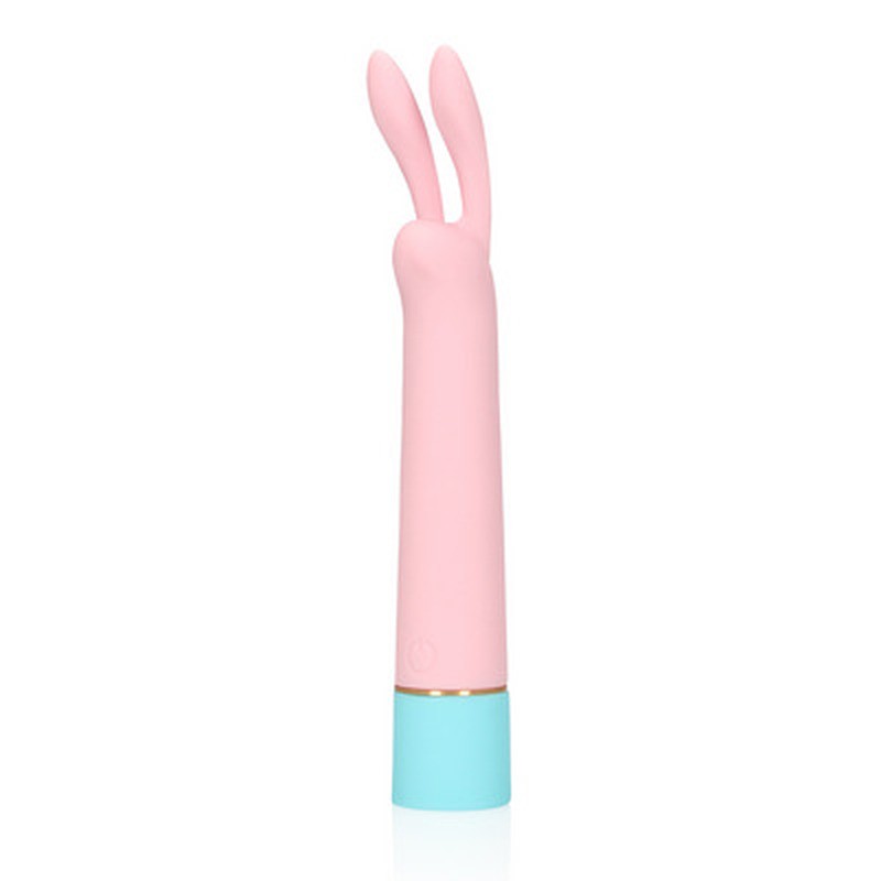 MINI RABBIT VIBRATOR WITH USB CHARGER - ARCTIC BLUE