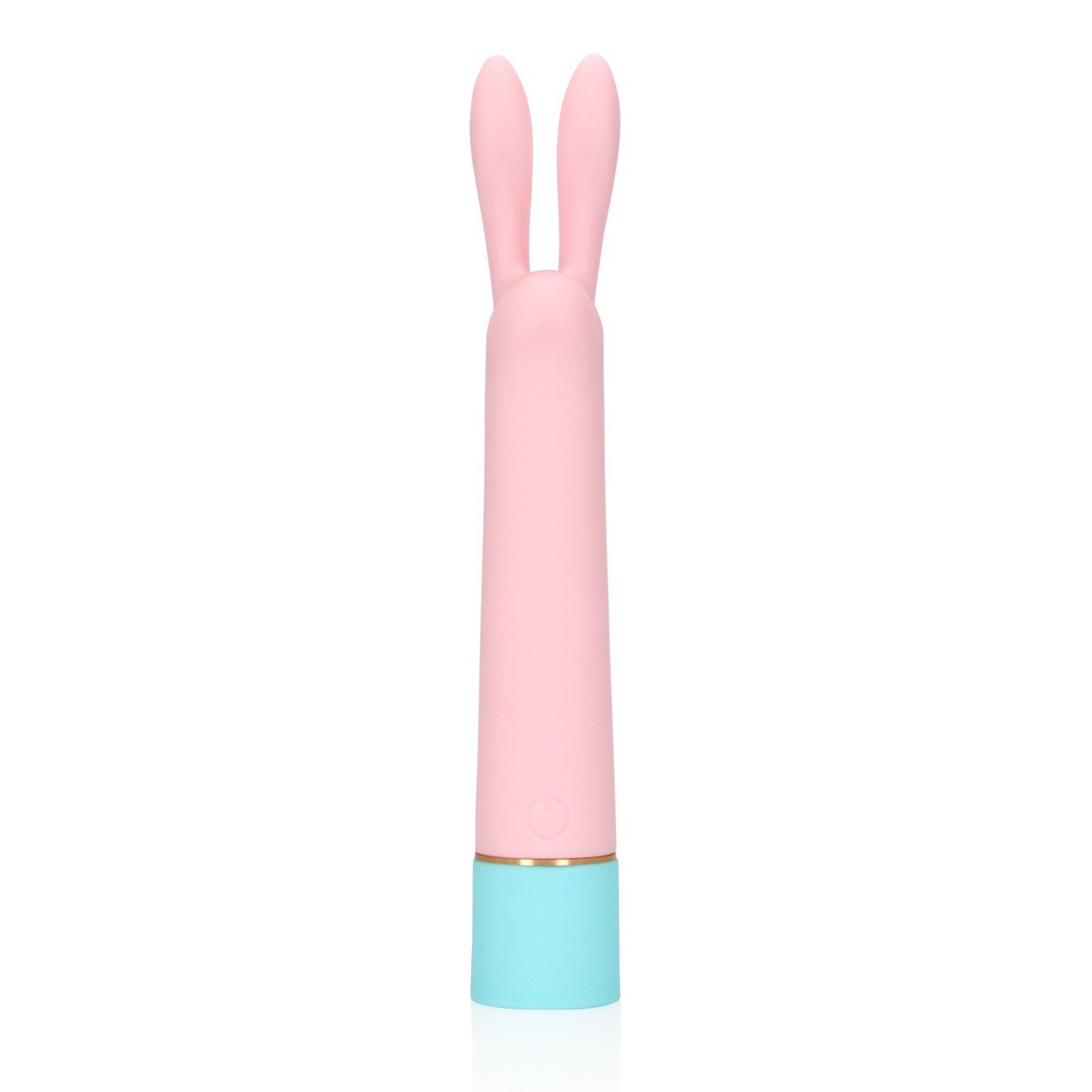 MINI RABBIT VIBRATOR WITH USB CHARGER - ARCTIC BLUE