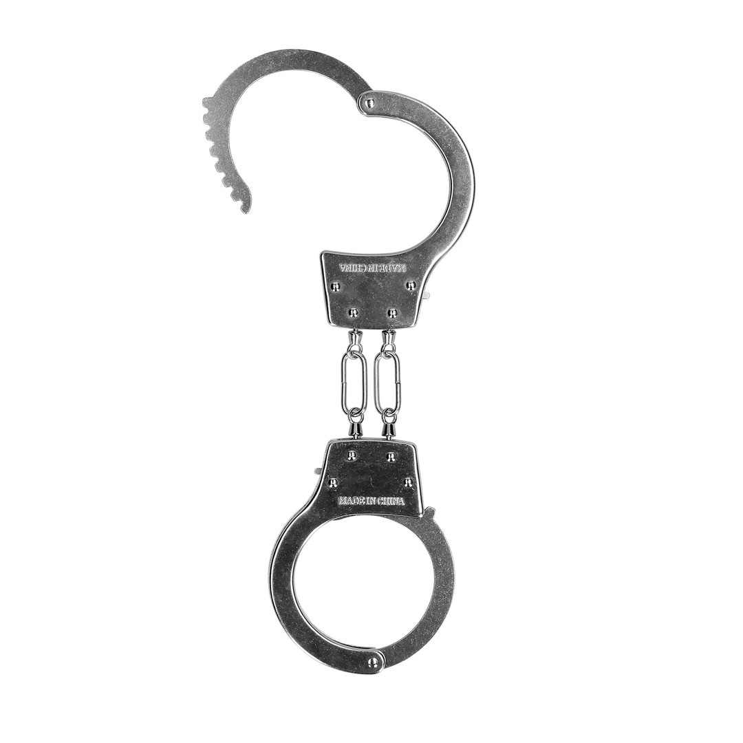 METAL HAND CUFFS - SILVER