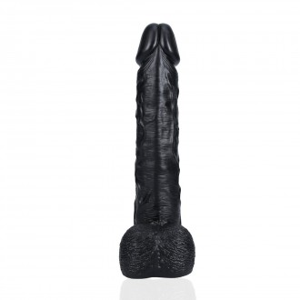 EXTRA LARGE STRAIGHT WITH BALLS 15 / 38 CM - BLACK