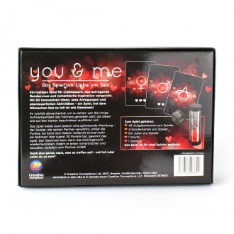 YOU AND ME - SEXY CARD GAME - GERMAN