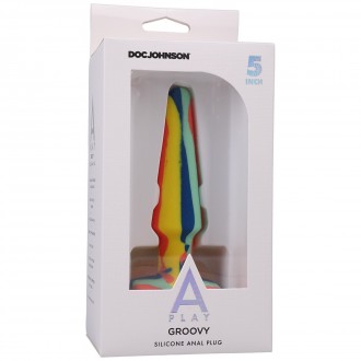 GROOVY - SILICONE ANAL PLUG - 5'' / 12 CM