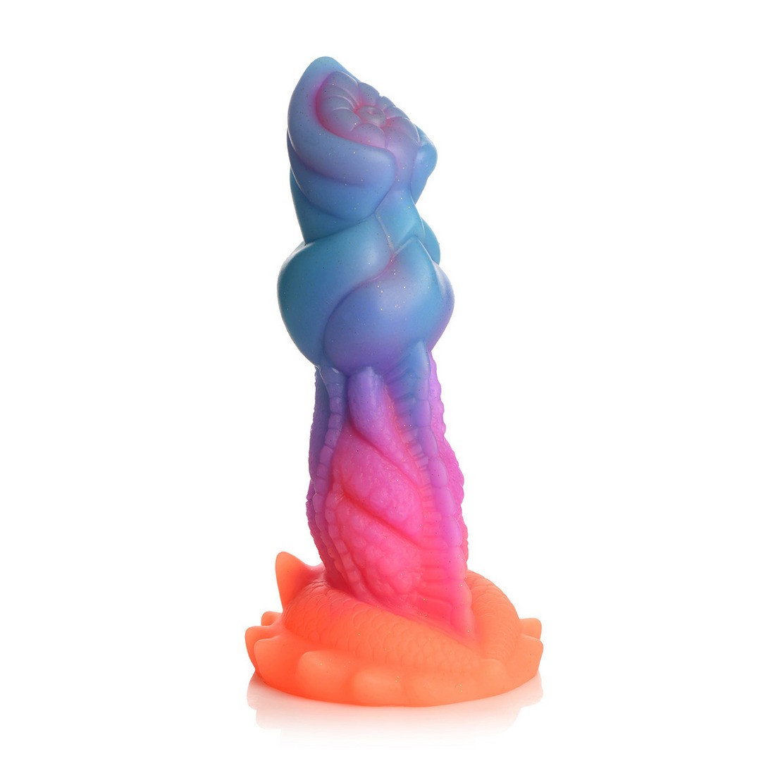 AQUA COCK - GLOW-IN-THE-DARK SILICONE DILDO